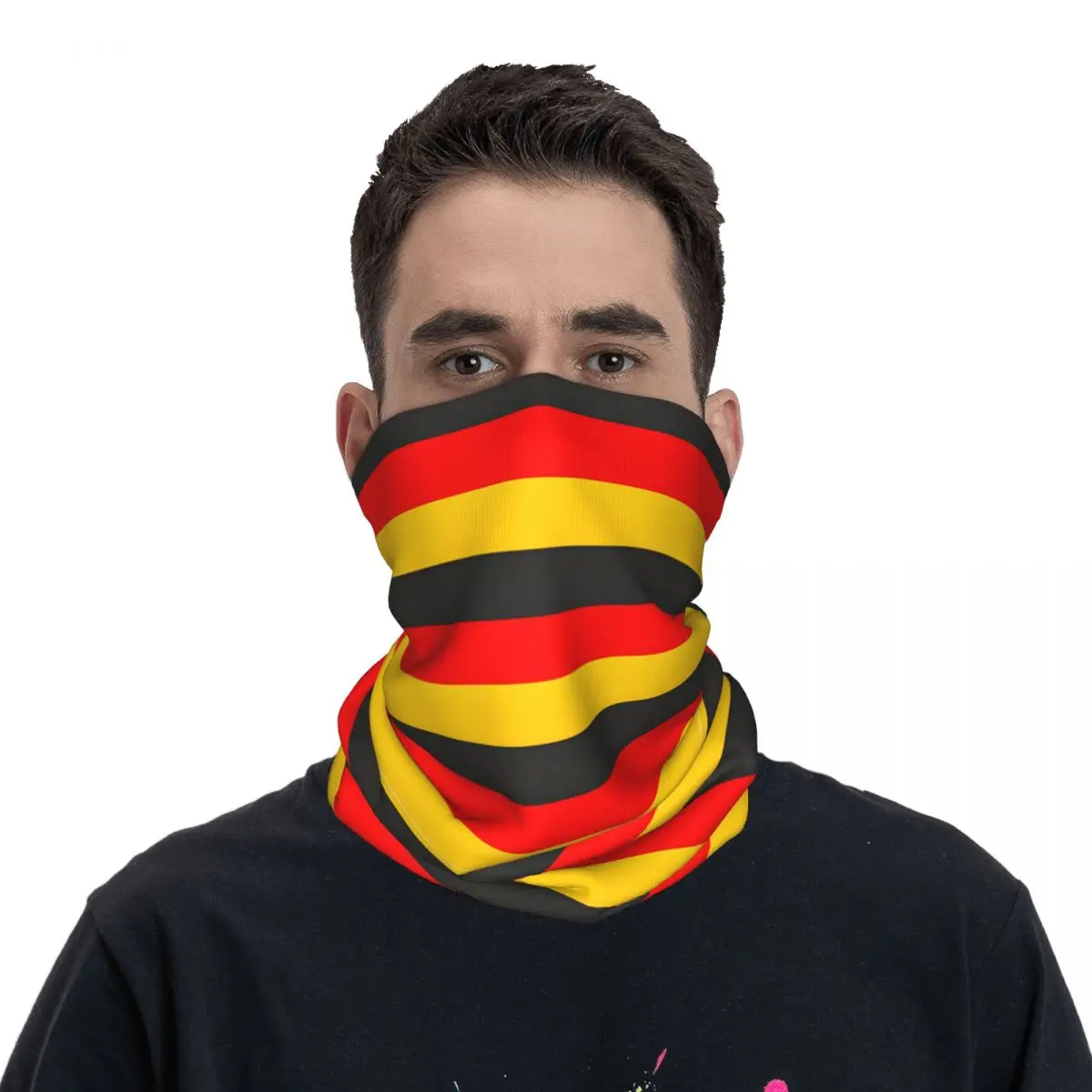 Flag Headband Neck Warmer Men Ski Running Tube Scarf Medical Nurse Face Bandana Gaiter