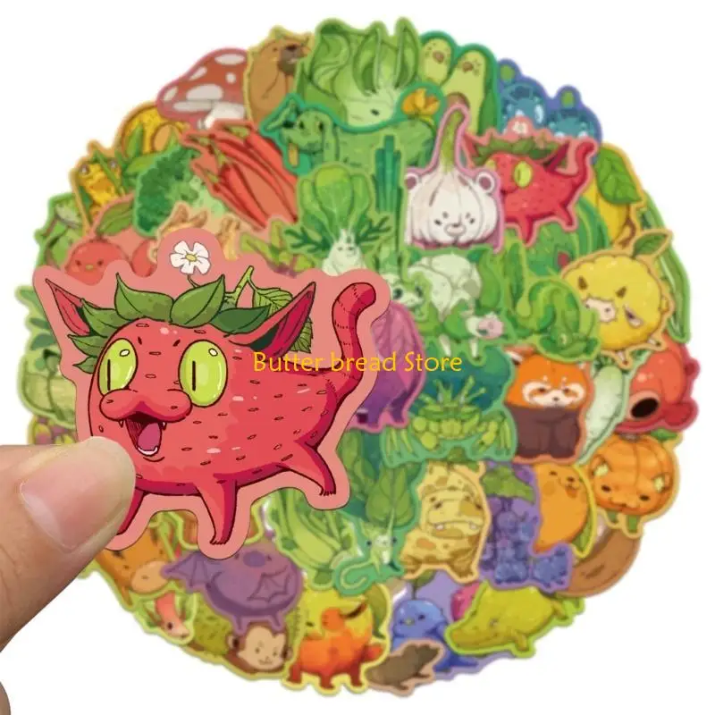 W89c фруктовые животные наклейка с водонепроницаемой наклейка для выписки для журнала телефона гитара