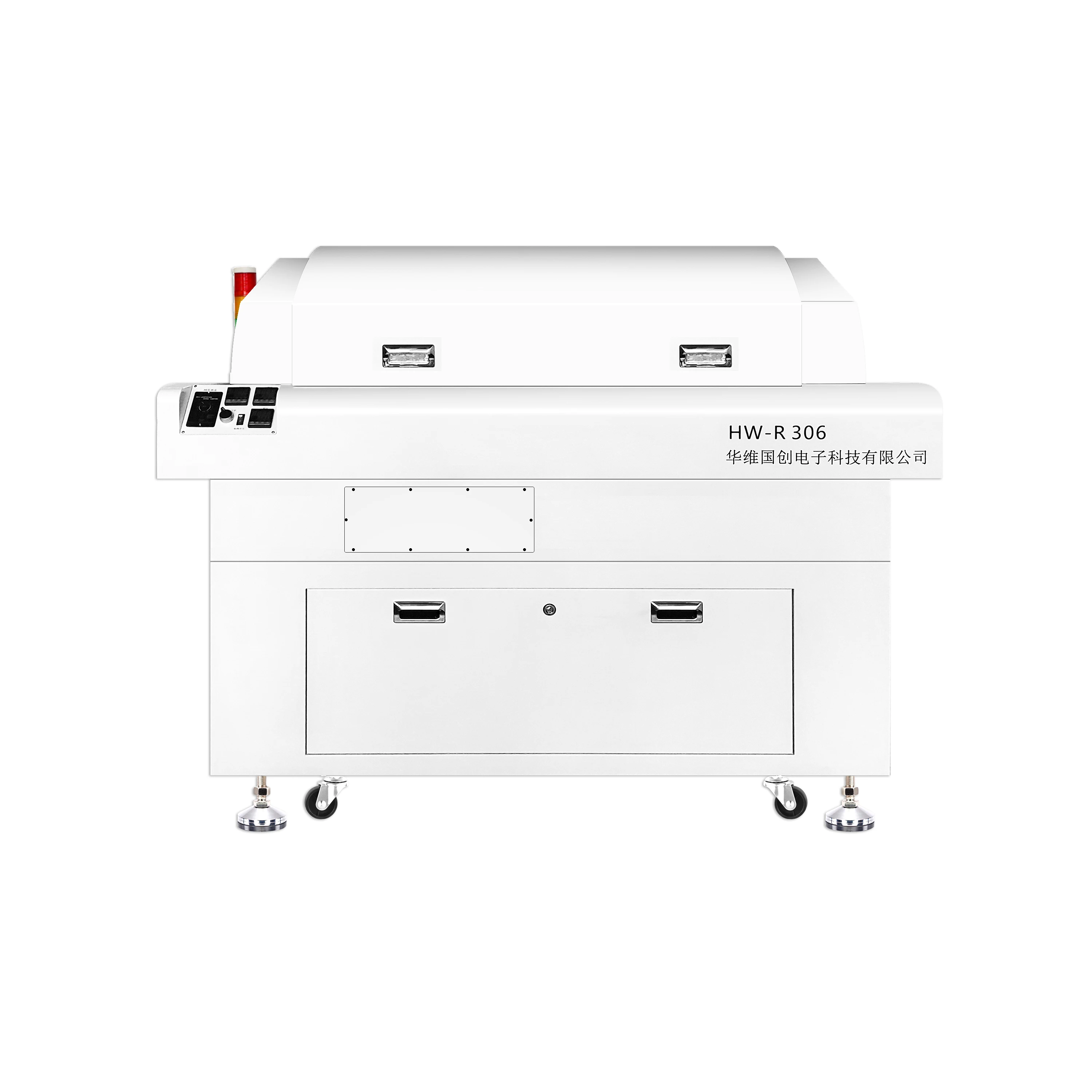 Máquina de Ensamblaje de Línea de Producción HWGC, Máquina de Colocación de Componentes HW-R306, Mini Horno de Reflujo SMT, Nuevo Horno de Reflujo de Soldadura para Producción Electrónica
