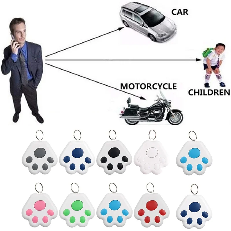 جهاز تتبع ذكي صغير بنظام تحديد المواقع مزود بتقنية البلوتوث جهاز مكافحة خسر محفظة أمتعة الحيوانات الأليفة تتبع لملحقات محدد موقع IOS / Android الذكية