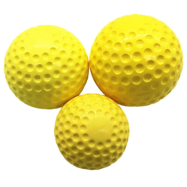 

Factory Directly12 Inch Yellow Hard Dimple Pitching Cricket Bowling Machine Balls