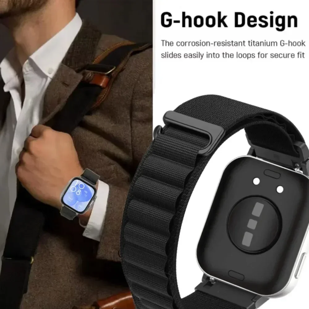 Альпийский ремешок для Huawei Watch Fit 4/4 Pro, нейлоновый ремень с петлей, дышащий браслет для Huawei Watch Fit 3, спортивный браслет, аксессуары