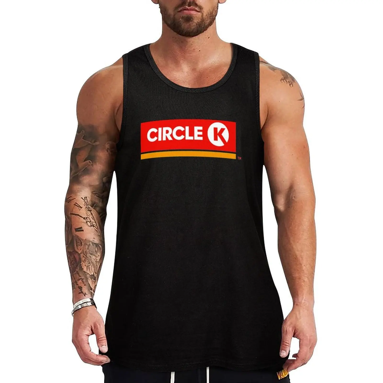 

best selling - circle k design Essential Tank Top Athletic Muscle Tank Top Workout Sleeveless Training