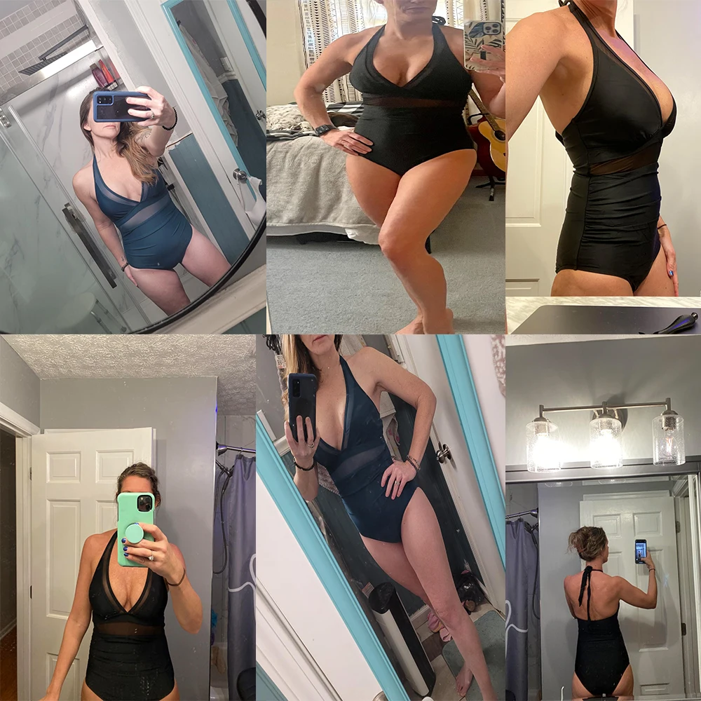 2024 Sexy Solid One Piece Swimwear Women Push UP One Piece Swimsuit Hollow Out Padded Monokini Bathers Kostiumy kąpielowe dla kobiet