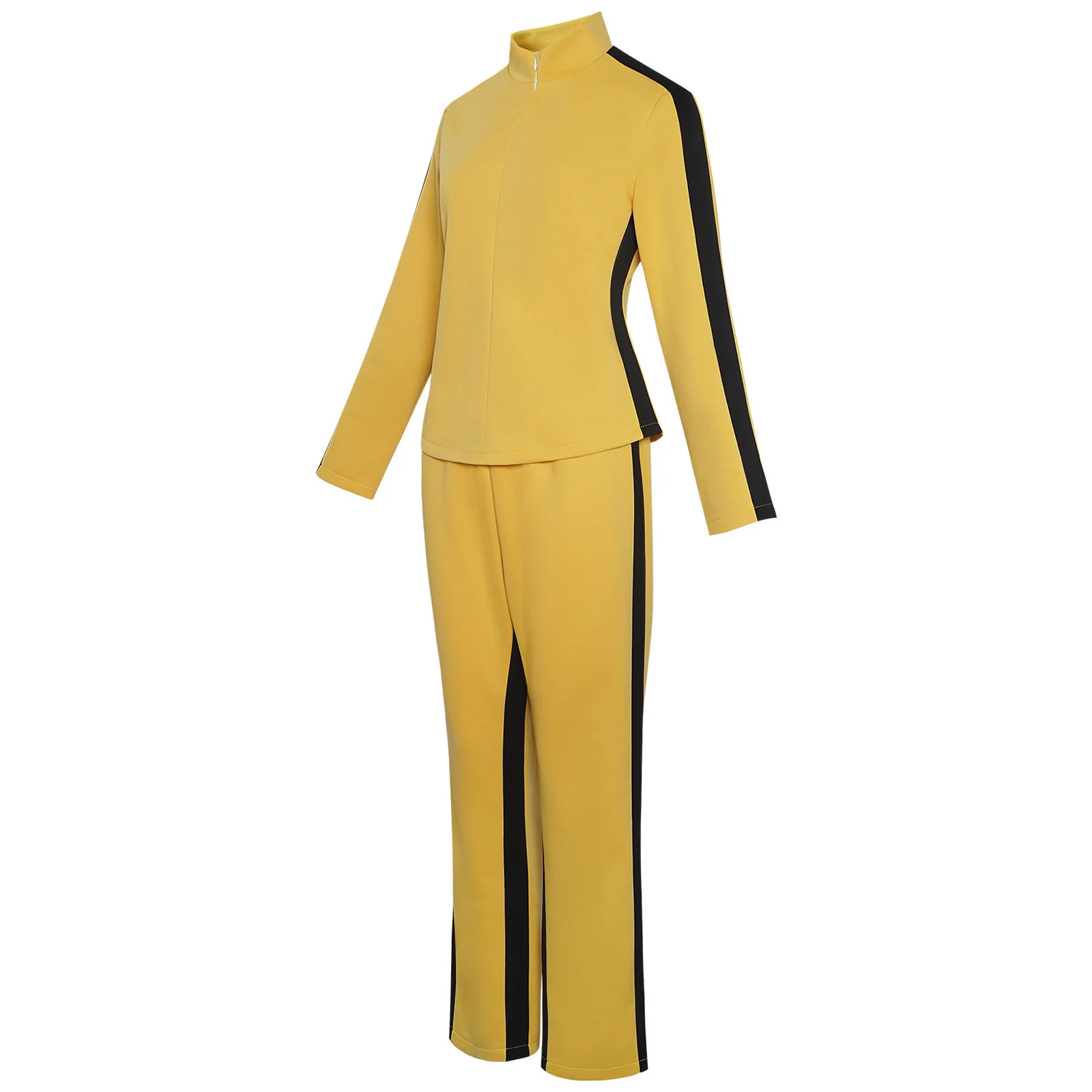 

Kill Bill Cosplay Costume Halloween Bride Kill Bill Yellow Outfit Cosplay Anime Stage Costume