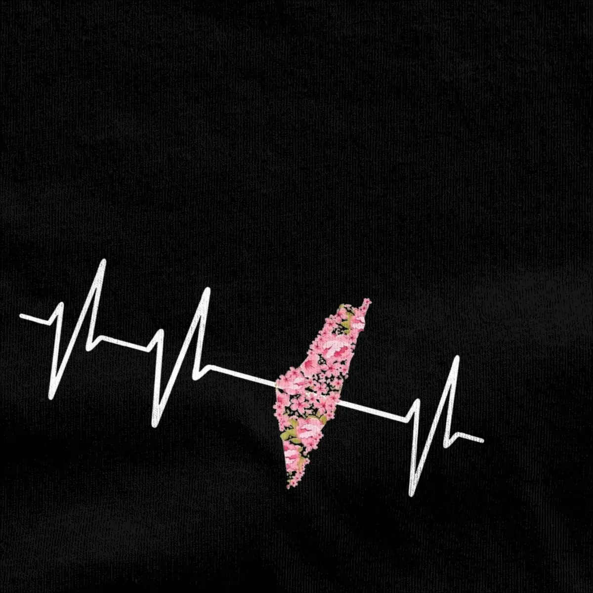 Men\'s Heart Beat Palestine Gaza T Shirts Palestinian Map Pure Cotton Clothes Summer Short Sleeve T-Shirt O Neck Tshirt Big Size