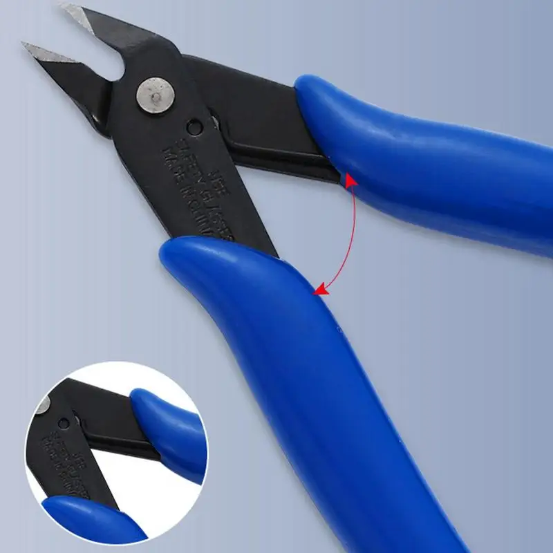 Carbon Steel Wire Cutter Pliers Ultra Sharp Electrical Wire Cable Cutters Ergonomic Handle Pliers For Electrical Clean Cut Needs