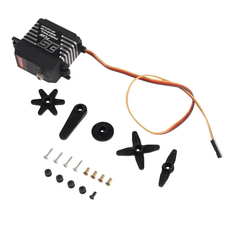 WOWFU-For RC For RC Car Boat Compatible Digital Servo Micro Servo Motor Metal Gear 20Kg High Torque For Arduino Servo Mini Servo