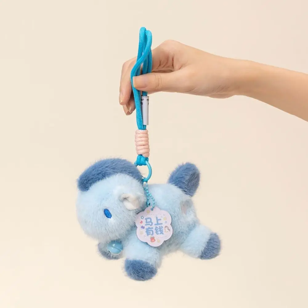 Animal Multiple Colors Horse Pendant Keychain Kawaii Style Simulation Horse Keychain Lifelike Animal Mini Bag Decor