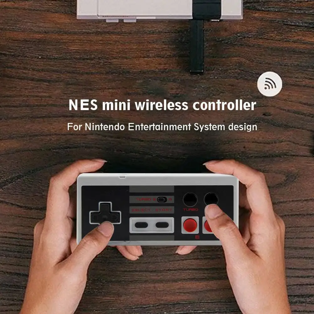 Wireless Gamepad Handheld Controller for Classic Edition Mini NES with Wrireless Receiver Gamepad USB Receiver