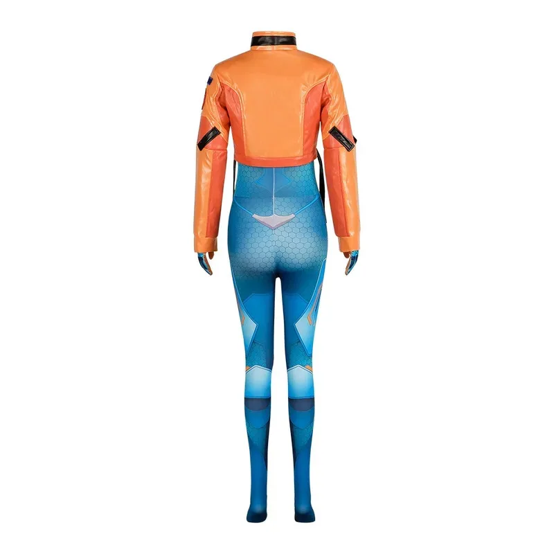 CyGame OW 2 Overwatch Juno Costume Cosplay Scarpe Parrucca Vestito Set completo Supporto Hero Vestiti Halloween Party Outfit Teo Minh Donna Gir