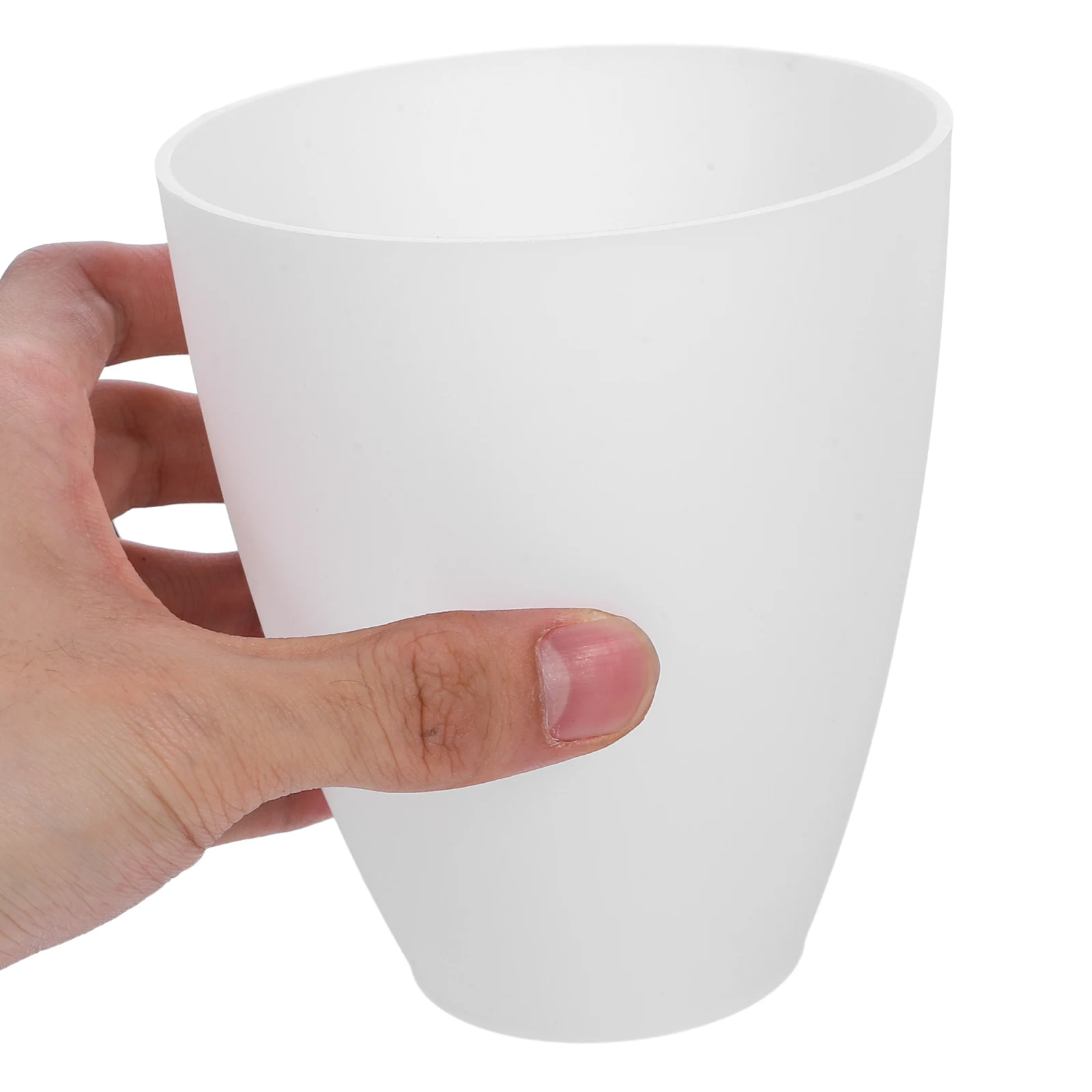 3 قطعة البلاستيك شقة الفم E14 الأبيض 30 مللي متر أباجورة الوسطى لمصابيح مكتب ثقب غرفة نوم غرفة المعيشة غطاء الإضاءة