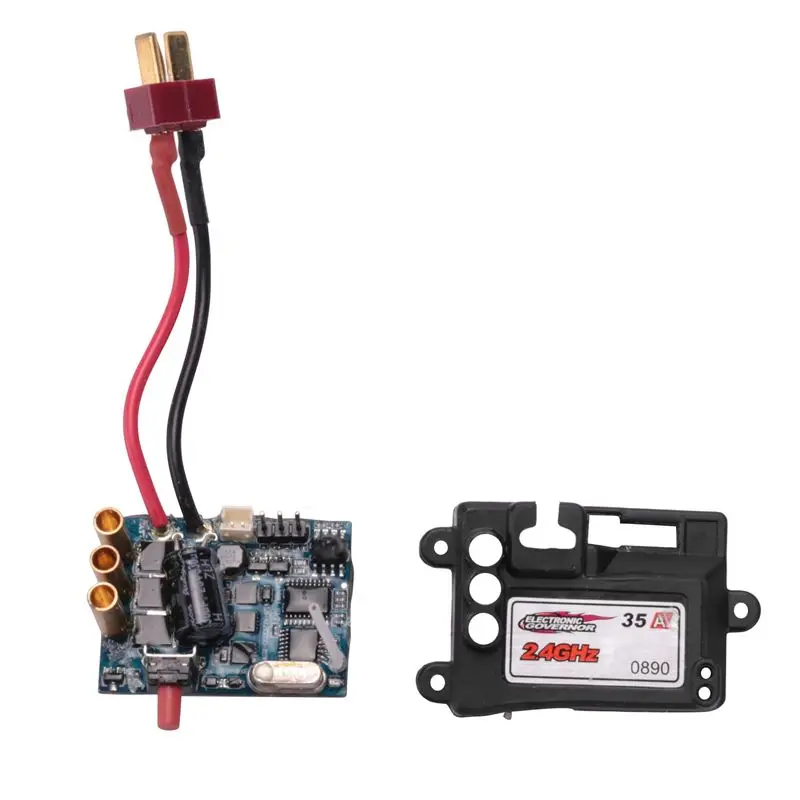 

Бесколлекторный электронный регулятор скорости (ESC) QZJ06 для радиоуправляемых моделей Xinlehong Hosim Q901, Q902, Q903, масштаб 1/16, запчасти и аксессуары