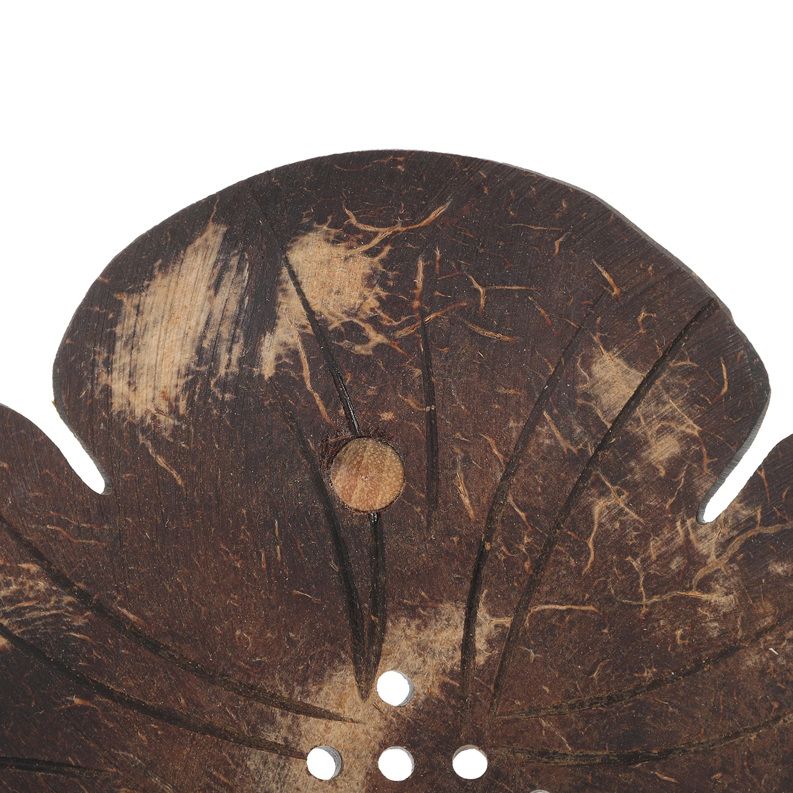

Creative Coconut Shell Soap Dish Holder Shower Bar Shampoo Draining Drying Petal Style Bathroom Kitchen Use Storage Tray
