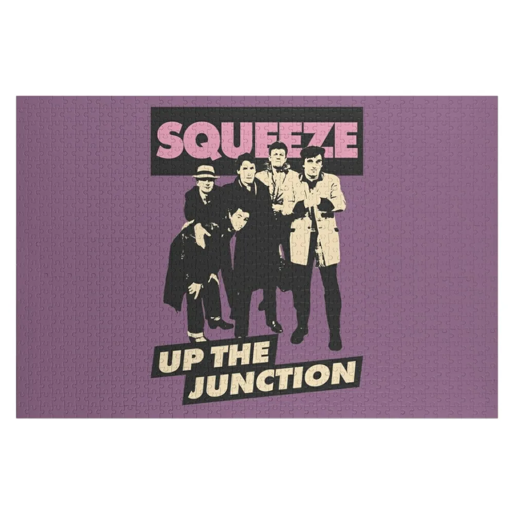 

Пазл-головоломка Squeeze Up The Junction, персонализированный деревянный подарок для малыша, персонализированный подарок для молодоженов, пазл с произведениями искусства