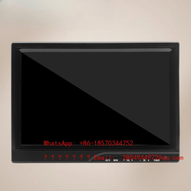 10/10.1 Inch Buckle Embedded High Definition Microscope LCD Industrial Display Wall Mounted Non Touch Screen