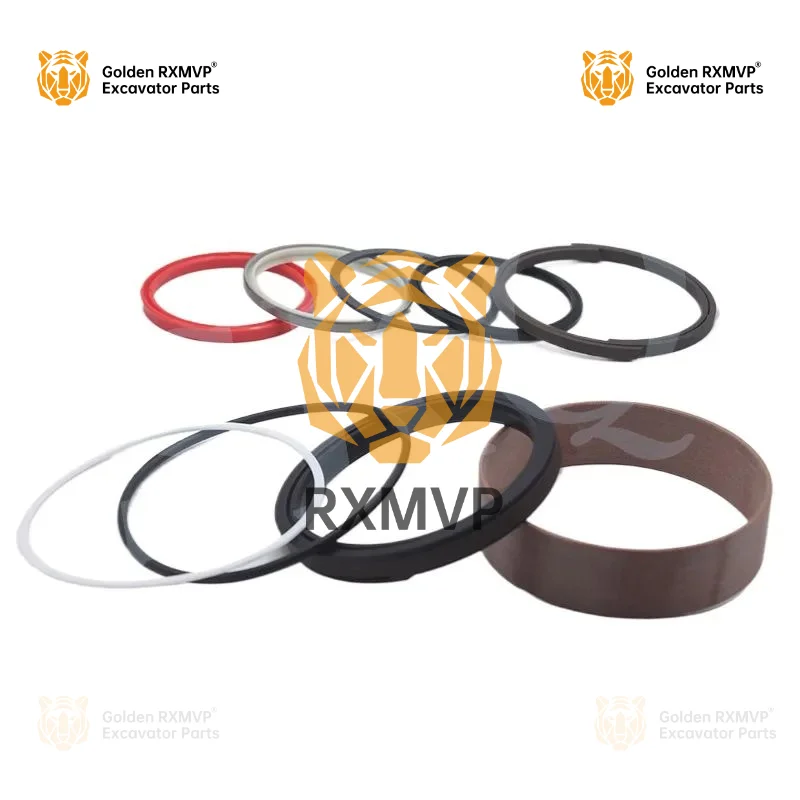 Kobelco E300 Walking Tensioning Oil Seal Cylinder Sealing Ring Middle Arm Big Arm Bucket Arm Repair Kit Excavator Accessories