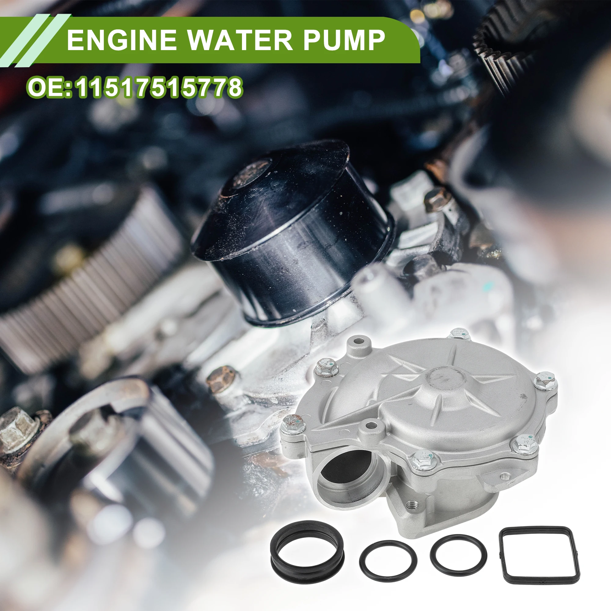 

Водяной насос двигателя UXCELL для BMW E81 120i 320i 05-15 No 11517515778 Насос охлаждающей воды