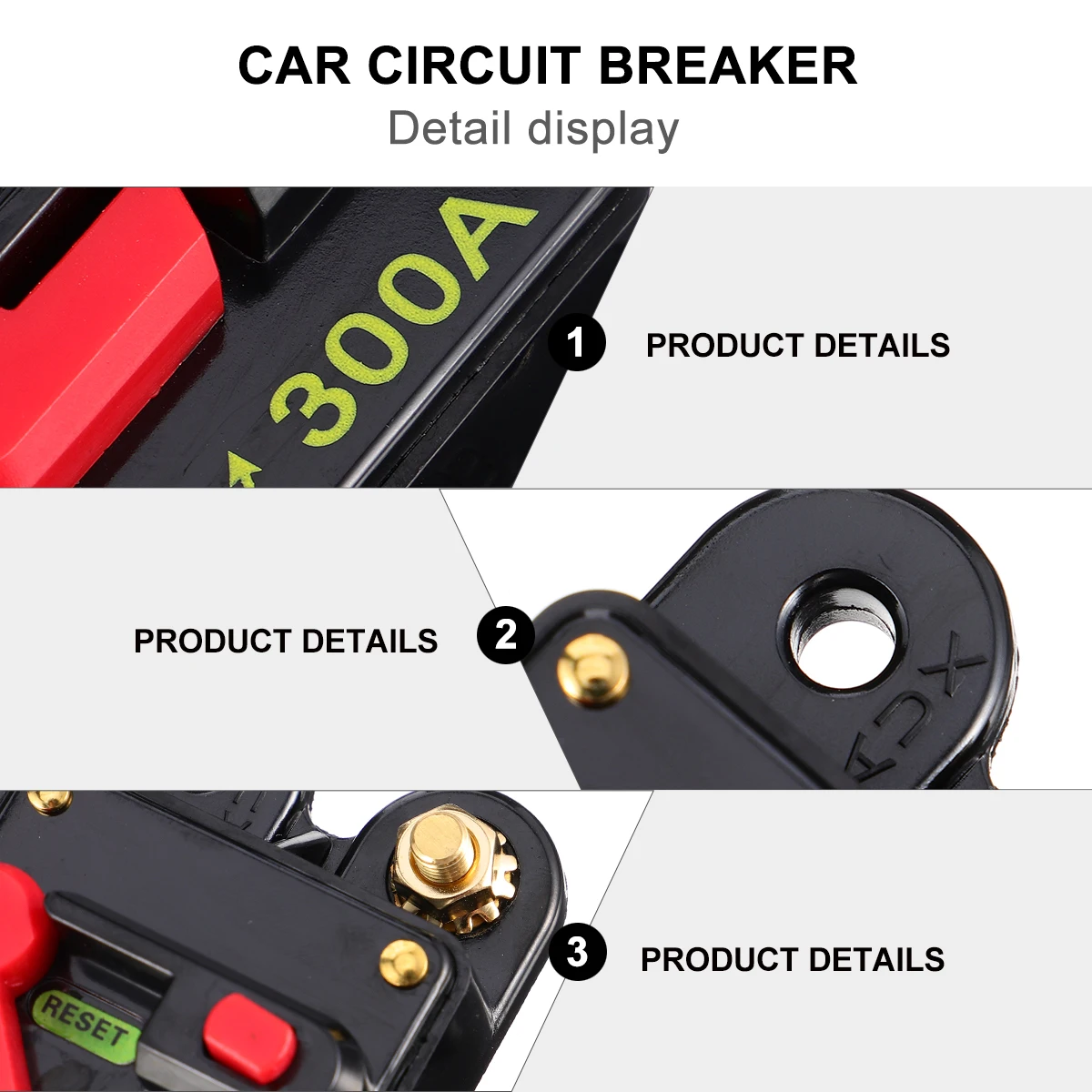 

Fuse Holder Self-recovery Circuit Breaker Power Supply Self-duplicating Car Audio