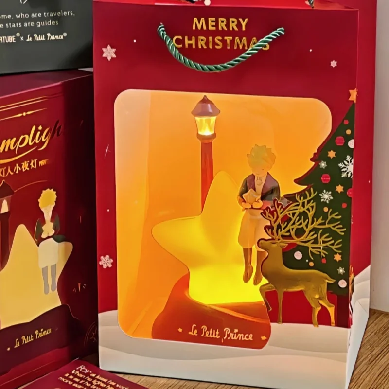 

Markttub Little Prince Rechargeable Star Bedside Lamp Sleep Aid Night Light Mood Lighting Bedroom Decor Festivals Birthday Gift