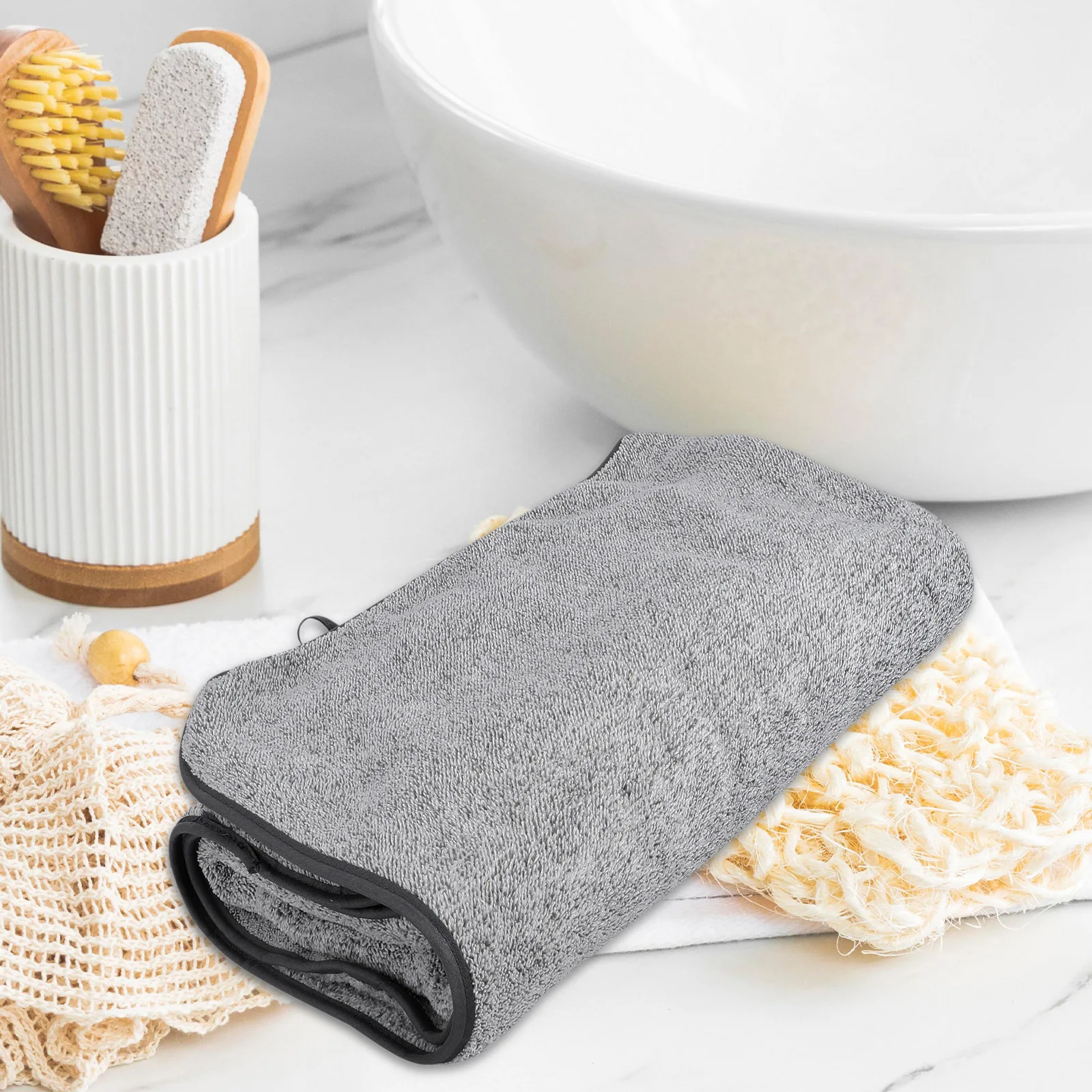 

Coral Fleece Bath Towels Oversized Striped Beach Household Shower Adult Thickened High Density Non Shedding Bamboo Fiber