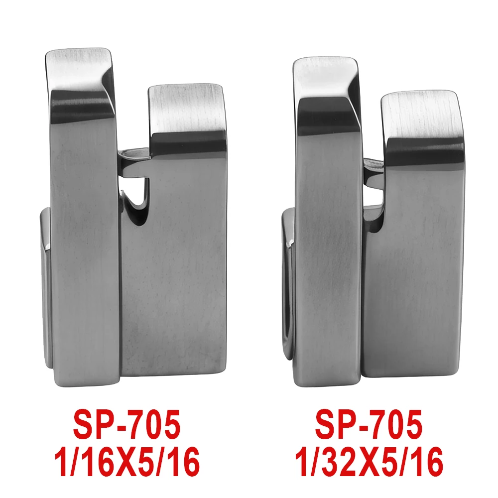 SP-705 High And Low Left Compensated Folder Presser Foot Binder Auxiliary Foot For Industrial Sewing Machine Accessories