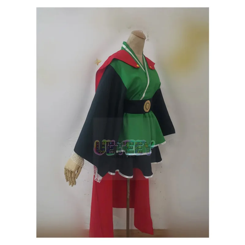 UETEEY Son Gohan Cosplay Anime Costume Ball Bulma Role Play Women Lolita Dress Belt Outfits Girl Halloween Carnival Party