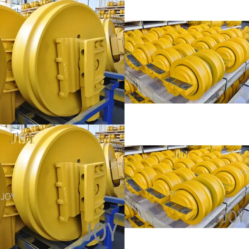 for Shantui Idler Pulley Track Roller CNC Machined Direct Sales Heavy Duty Undercarriage Parts Compatible with Bulldozer