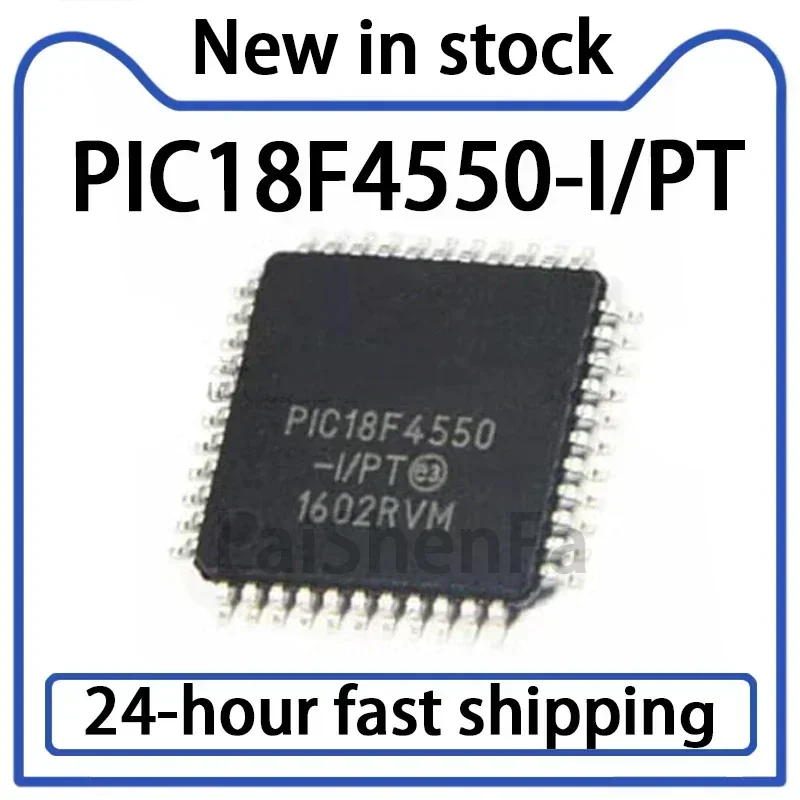 2 uds. PIC18F4550 PIC18F4550-I/PT microcontrolador integrado TQFP44, nuevo chip MCU en stock