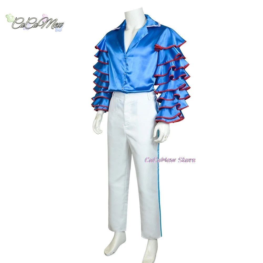 Disfraz de la máscara de Jim Carrey para adultos, conjunto de traje amarillo Unisex, uniforme para Halloween, fiesta de Carnaval