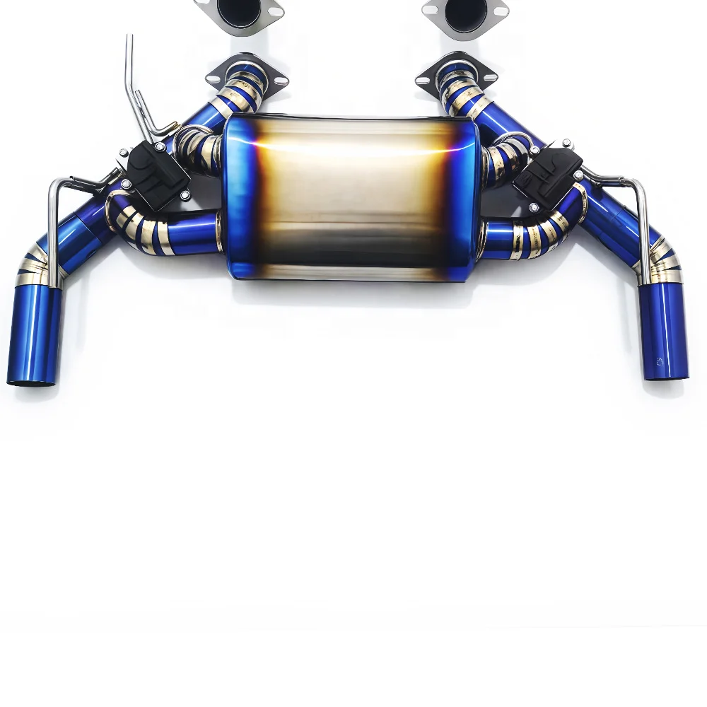 Titanium Valves Exhaust System for G35 COUPE 3.5L 2010-2021 G37 COUPE 3.7L 2010-2021 Supports Customization Resonators