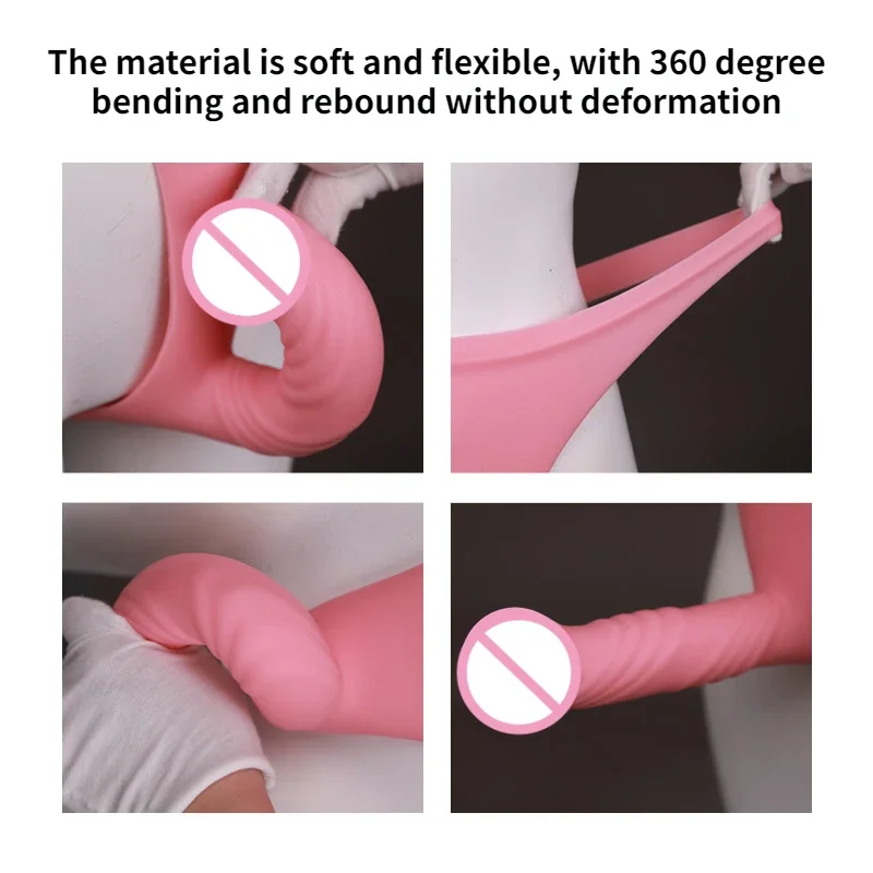 3 Colors Realistic Solid Dildos Strapon Panties For Lesbian Male Silicone Penis For Pants Sex Toys For Couples Gay Masturbator