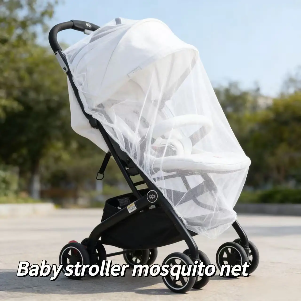 

1 Piece, Baby Stroller Mosquito Net, Foldable and Easy to Carry, Elastic Cord Closure Suitable for Most Baby Strollers and Cribs, Breathable Mesh, a Must-Have for Summer