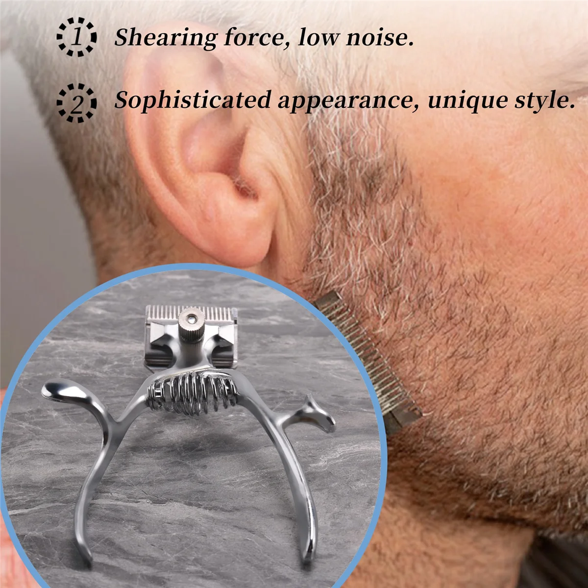 Material Old Fashion Manual Clipper Haarschnitt Hand Push Low Noise Nicht-Elektrische Haarschneider