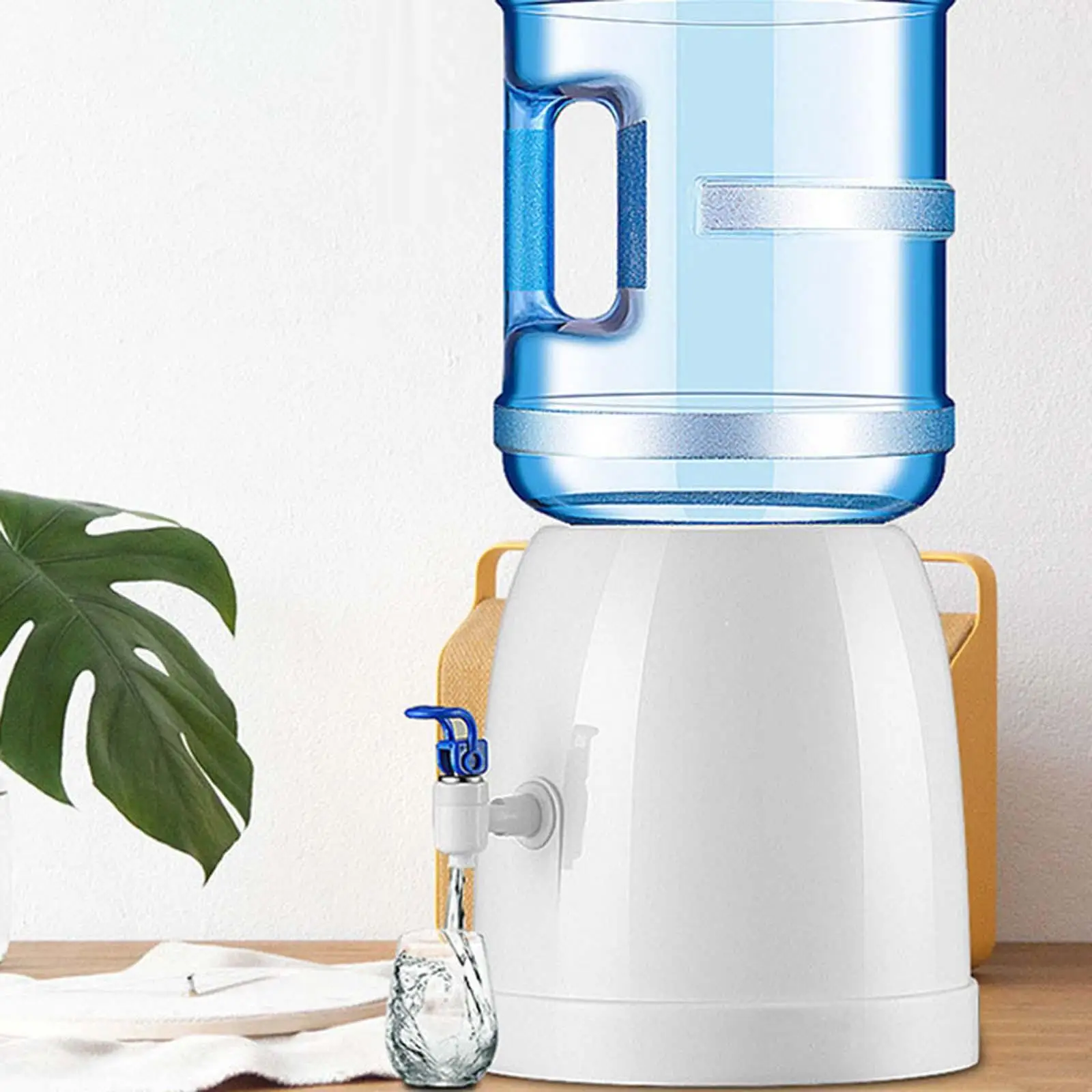 

Desktop Water Dispenser Water Bottle Bucket Holder Mini Drinking Fountain Machine for Office Outdoor Kitchens Dinner Home