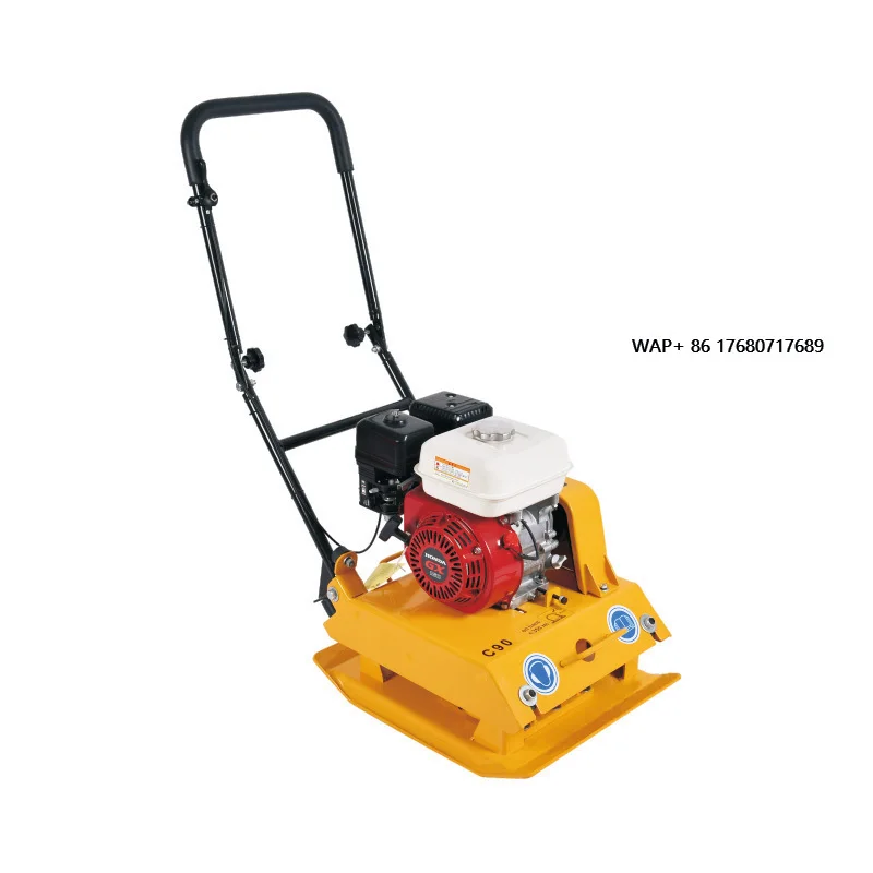 Soil Asphalt Pavement 95kg Vibrating Plate Compactor With Engine Wacker Plate Compactor