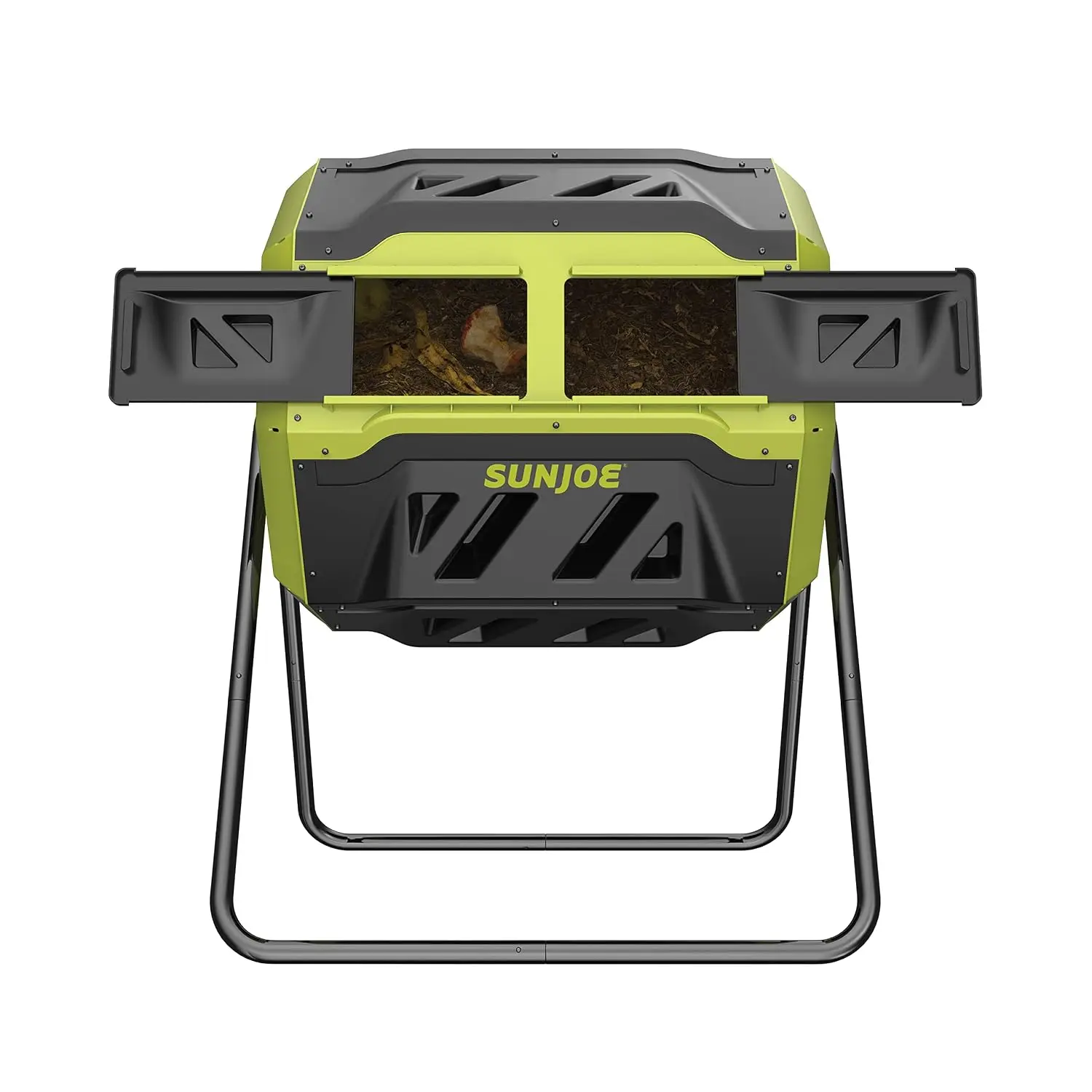 Tumbling Composter Bin with 360 Dual Chamber, 42 Gal, SJ-CMPS1, Customized