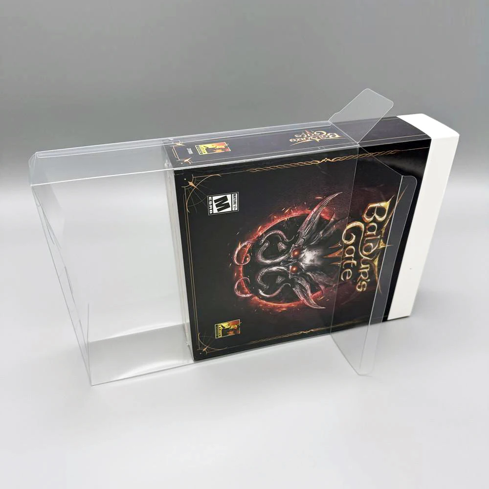 1 Box Protector For Baldur's Gate III 3 Deluxe Edition Sony PlayStation 5 PS5 Game Video Clear Display Case Collect Box