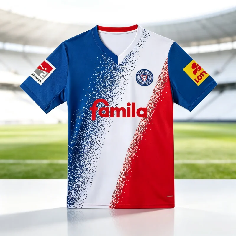 2026 Neue Trikots der deutschen Fußballvereine Holstein Kiel für Herren und Damen, atmungsaktiv, schnelltrocknend, Streetwear-Oberteile, Familien- und Kinder-T-Shirts