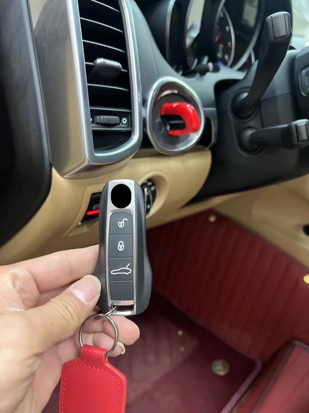 Add car keyless start stop system for Porsche Macan Remote start and comfort entry system New remote key One touch start