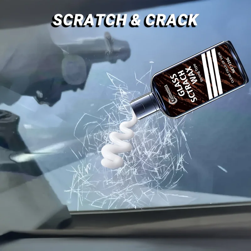 إصلاح خدش زجاج السيارة لمدة 30 ثانية - المواد النانوية مقاومة للأشعة فوق البنفسجية ومقاومة للحرارة، والصيغة المتقدمة تزيل الخدش #2