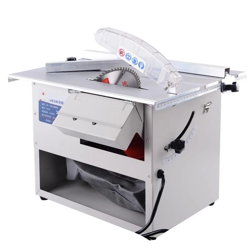 Imagem -03 - Elétrica Livre de Poeira Deslizante Table Saw Jd150c Deslizante Table Saw Carpintaria Floor Miter Corte Velocidade Ajustável 1500w
