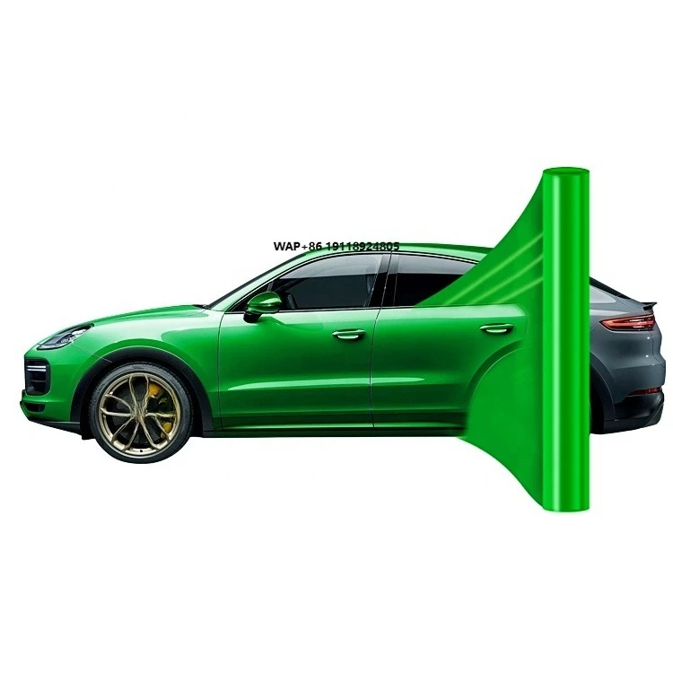 Car Color Changing Film Factory Wholesale Applicable to All Models Golden Orange Gloss Color Car Body protection Film
