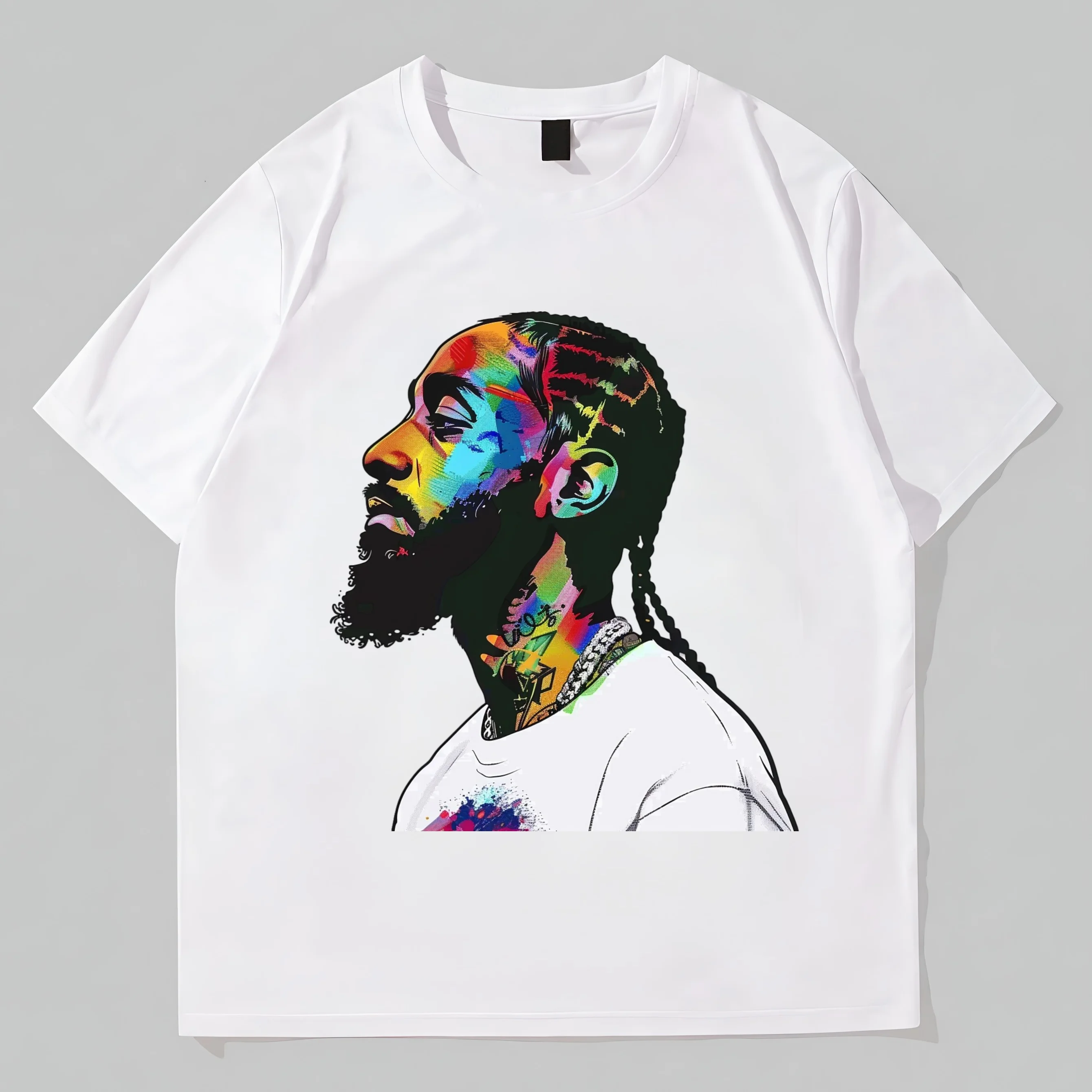 

Teevo Colorful Graffiti Art Print T-Shirt for Men Casual Streetwear Daily Wear