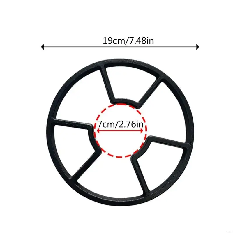 MOLF-estante hierro fundido para cocina Gas, estufa Gas, placa cocina, soporte para cafetera reductor