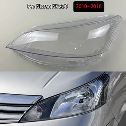 For Nissan NV200 2010~2018 Headlight Cover Lens Transparent Lamp Shell Plexiglass Replace Original Lampshade
