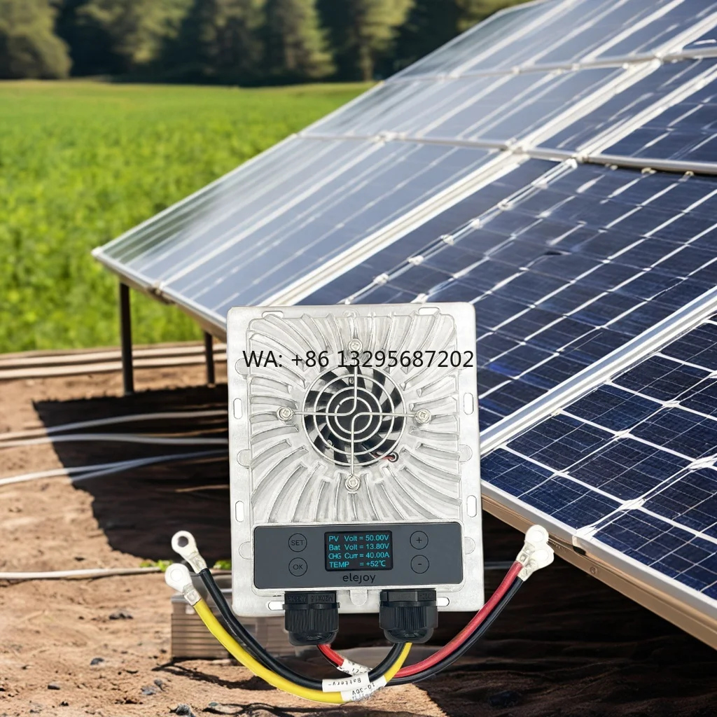

CE ELEJOY EMD600W Manufacturer 600W 12/24V Adjustable MPPT Solar Charge Controller 99% LCD Display 40A MPPT Type Smart Buck