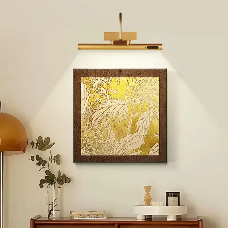 Painting Picture Light Portrait With Remote Living Room Wireless Wall Lamp Art Display