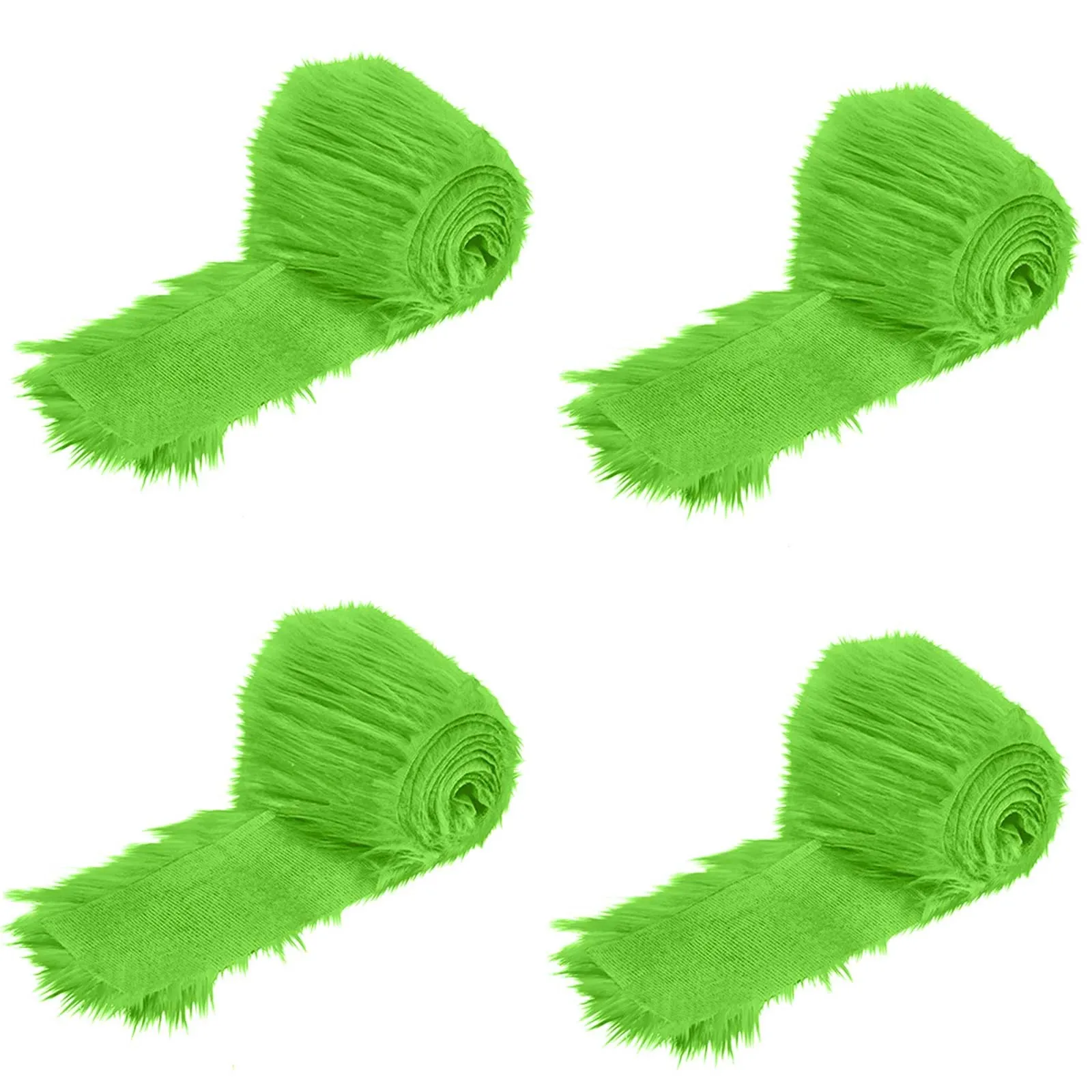 Faux Raccoon Fur Ribbon Tapes Diy Apparel Sewing Fluffy Trim Trimming Fabric Home Decoration Cosplay Costume Decorations