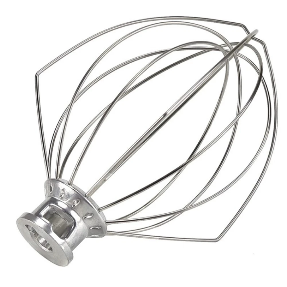 K5AWW Wire Whip Steel Wire Whisk Stainless Steel Egg Beater Mixer Mixing Head 5QT for American KitchenAid